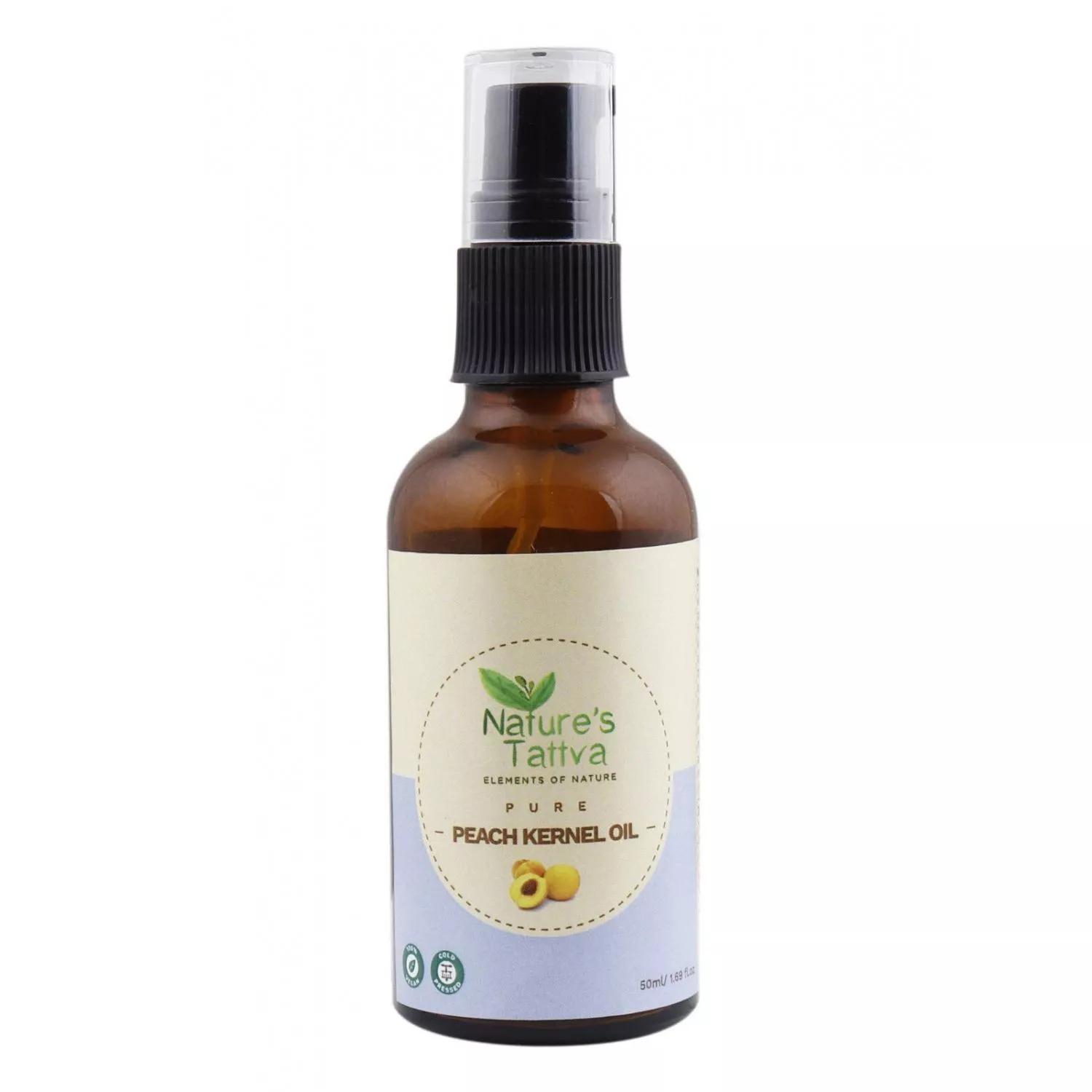 Масло Персиковых косточек (50 мл), Pure Peach Kernel Oil, Nature s Tattva 20.625