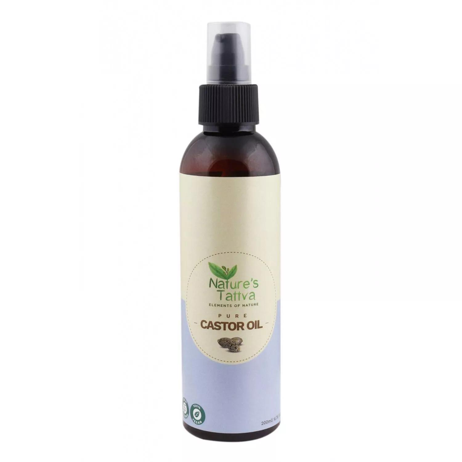 Касторовое масло (200 мл), Pure Castor Oil, Nature s Tattva