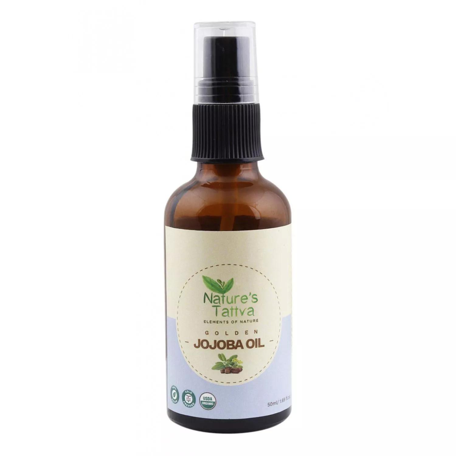 Масло Жожоба (50 мл), Golden Jojoba Oil, Nature s Tattva 50 ml