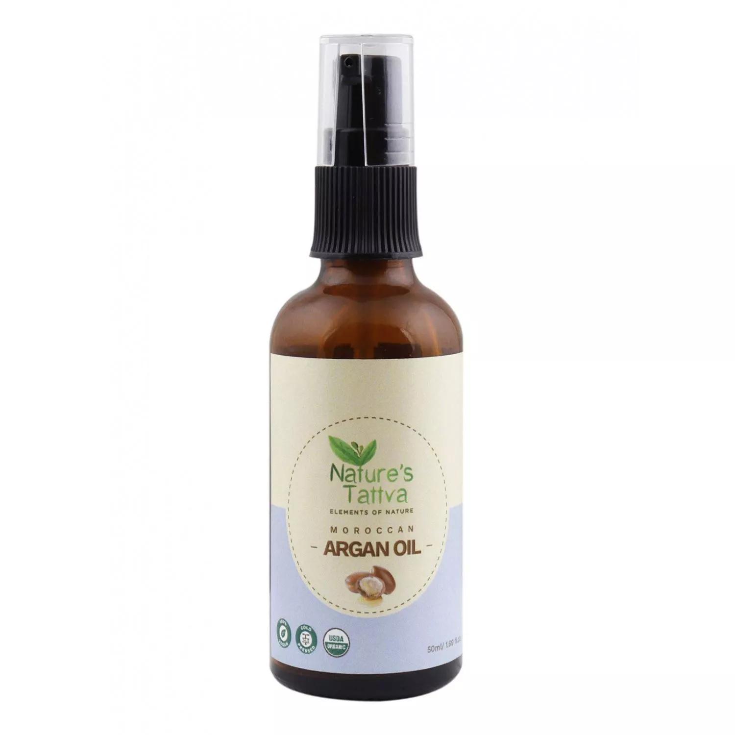 Марокканское аргановое масло (50 мл), Moroccan Argan Oil, Nature s Tattva 19.25