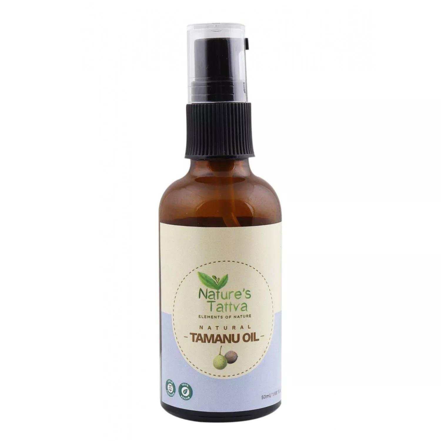 Натуральное масло Таману (50 мл), Natural Tamanu Oil, Nature s Tattva 20.78125