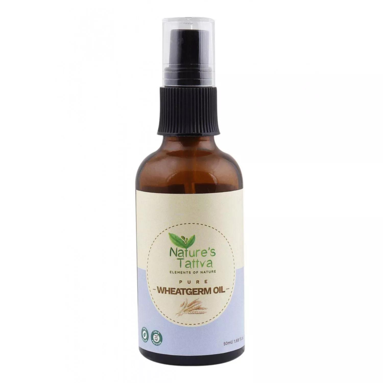 Масло зародышей Пшеницы (50 мл), Pure Wheatgerm Oil, Nature s Tattva